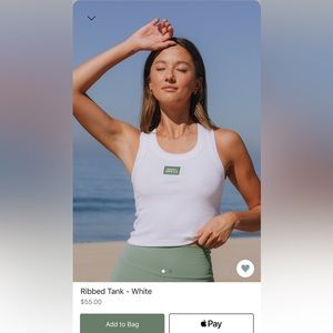 ISO DAILY DRILLS Ribbed White Tank